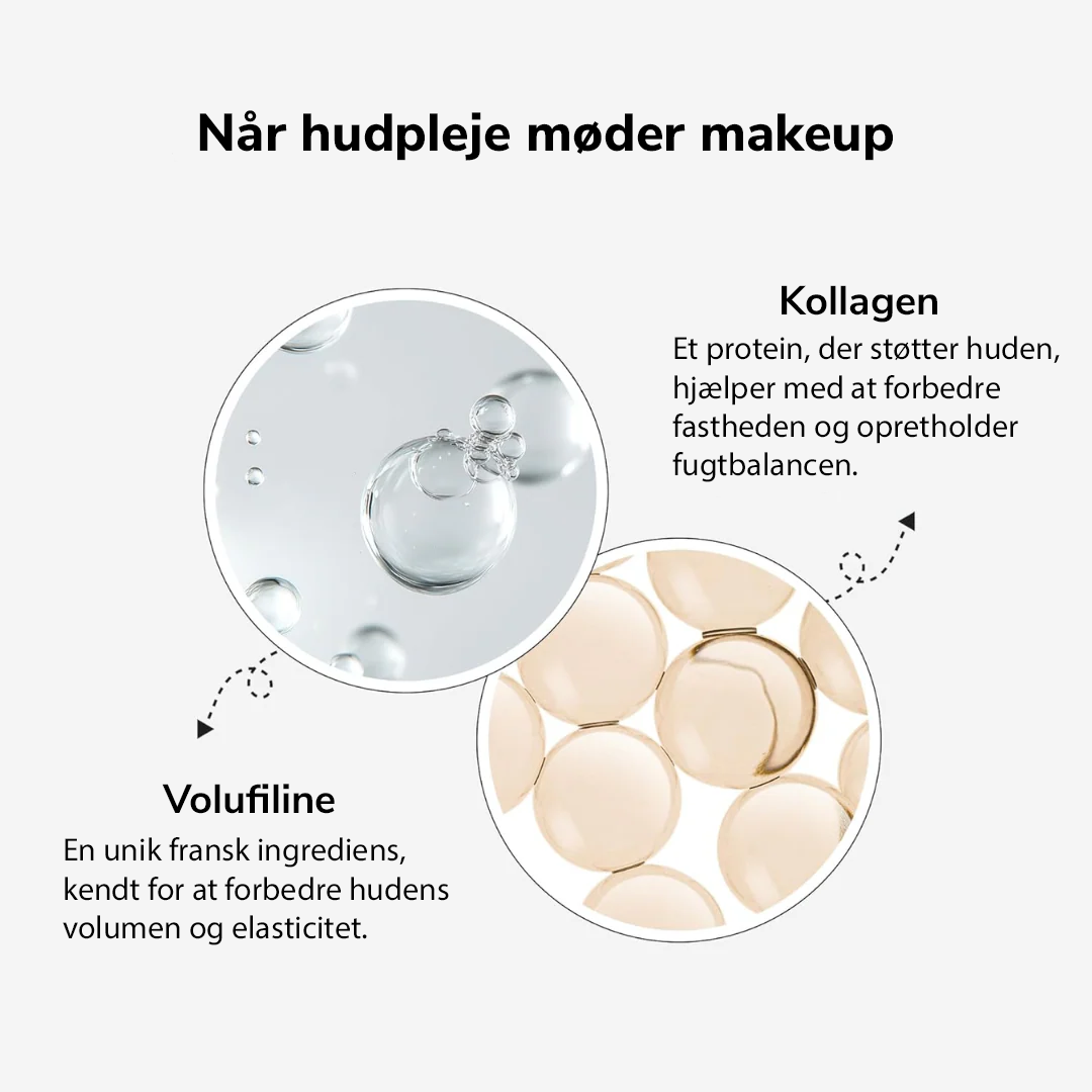 2-i-1 foundation med integreret børste